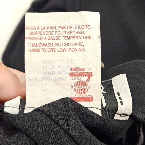 Joseph Ribkoff Trends Crepe Layered Palazzo Pants Black Women’s Size 12 Cocktail - Picture 8 of 13